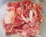 だしで食べる肉どうふ🐮◻️作り方1写真