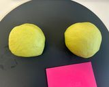 抹茶のロールパン　ホワイトチョコ&あんこ作り方2写真