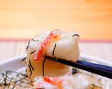 揚げ餅の蟹あんかけ作り方5写真