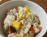 栗入り炊き込みごはん作り方6写真