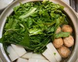 節約ナベ！スープ87円ヒガシマル水炊き作り方4写真