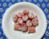 ヨウサマの減塩カニカマの生ハム巻き作り方4写真