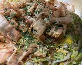 出汁味😻もやしとれんこんのお好み焼き風作り方7写真