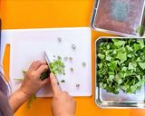空芯菜のおかずサラダ【食遺産】作り方3写真