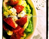 アジアン風トマトとレタスのチーズサラダ作り方5写真