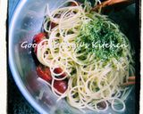 トマトと鯵の冷製パスタ作り方3写真