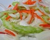 電子レンジ♪　野菜もおいしい～冷シャブ作り方1写真