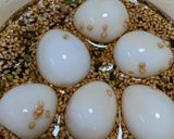 うずらの卵の醤油漬け🥚お弁当等にも❣作り方3写真