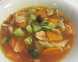 ベーコンと野菜たっぷり★トマトスープ作り方5写真