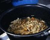ブラウンえのき茸と帆立缶の炊き込みご飯作り方2写真