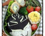 キャラ弁☆ゴーカイシルバーゴールドモード作り方12写真
