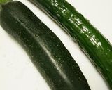 夏野菜・ズッキーニと胡瓜の簡単ナムル作り方1写真