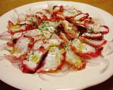 タコのカルパッチョ♪作り方3写真