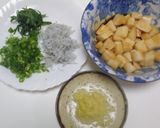 角切り長いも入り冷やしうどん！作り方3写真