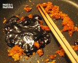 夏野菜のマーボーあんかけ麺＊【麻婆麺】作り方4写真