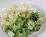 キャベツとブロッコリーの酢味噌和え作り方1写真