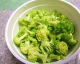 ブロッコリーとアボカドのもずく酢和え作り方1写真