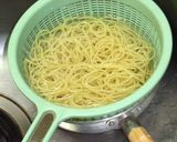 キャベツ玉ねぎ醤油パスタ 【冷やし】作り方5写真