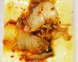 レンジで韓国風おつまみ！キムチーズ厚揚げ作り方6写真