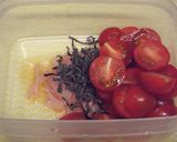 *ごはんにのっけて 塩昆布トマト*作り方5写真