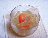 日本茶とさくらんぼのゼリー作り方11写真