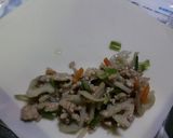 挽肉で作る根菜入り春巻き作り方4写真