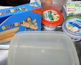 抹茶のババロア風デザート(*^^*)作り方1写真