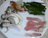 豚肉とニラのオイスターソース炒め作り方1写真