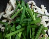 豚肉とニラのオイスターソース炒め作り方4写真