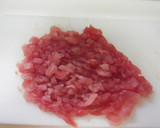 超簡単！まぐろのたたき丼ユッケ風♪作り方1写真