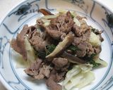 ポン酢で蒸し焼き肉野菜作り方8写真