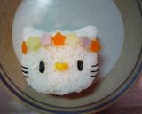 キャラ弁に*たなばたキティちゃん作り方4写真