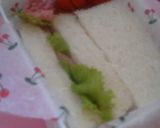 ＊七夕弁＊簡単♪織姫と彦星のサンドイッチ作り方1写真