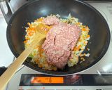 カレールーで作るオクラとトマトのキーマカレー作り方5写真