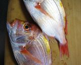 鯛の刺身2種盛り作り方1写真