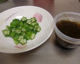混ぜるだけ☆おくらもずく作り方3写真