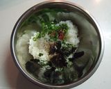 ✽ちりめんじゃこの梅ねぎおにぎり✽作り方1写真