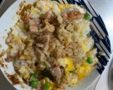 レンジ簡単クリーミーガパオ味炒飯弁当作り方10写真