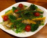 野菜ブイヨンジュレのせ野菜サラダ作り方6写真