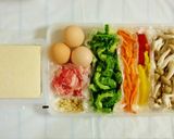 カラフルなゴーヤチャンプル～作り方1写真