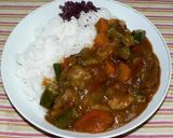 角切り豚バラ肉と夏野菜のトマトシチュー作り方7写真
