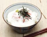 ▼色がキレイ！白だしで絶品★とろろご飯作り方4写真