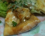ホタテとエリンギの照り焼きピザ♪作り方3写真