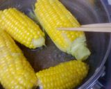 水コップ一杯3分トウモロコシ完璧なゆで方作り方6写真