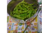 水コップ1杯　3分だけ枝豆完璧な茹で方作り方1写真