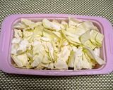 ルクエdeキャベツおかか和え♪お弁当にも作り方1写真