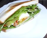 鶏唐揚げ野菜サンド♪余った唐揚げ消費に☆作り方3写真