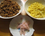 しょうがでさっぱりそぼろ丼ぶり作り方4写真