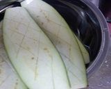 なすの肉味噌焼き作り方1写真