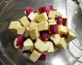 さつまいもと豚肉のほっこり煮作り方1写真